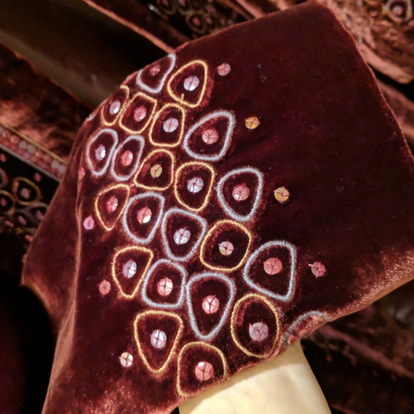 Lafayette 148 New York Burgundy Velvet Jacket SZ 12 - Picture 6 of 7